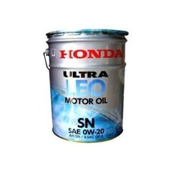 Моторное масло Honda Ultra LEO 0W-20 SN 20L