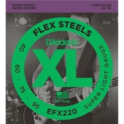 Струны DAddario XL FlexSteels Bass 40-95
