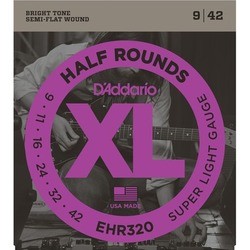 Струны DAddario XL Half Rounds 9-42