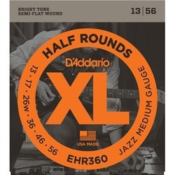 Струны DAddario XL Half Rounds Jazz 13-56