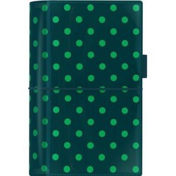 Ежедневник Filofax Domino Personal Patent Green