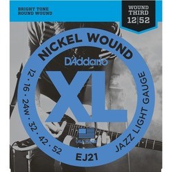Струны DAddario XL Nickel Wound Jazz 12-52