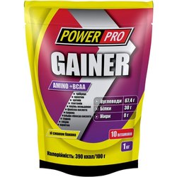 Гейнер Power Pro Gainer Amino/BCAA 2 kg