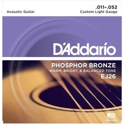 Струны DAddario Phosphor Bronze 11-52