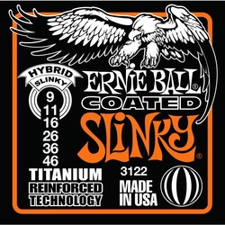 Струны Ernie Ball Slinky RPS Coated Titanium 9-46