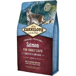 Корм для кошек Carnilove Adult Sensitive/Long-haired with Salmon 0.4 kg