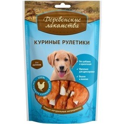 Корм для собак Derevenskie Lakomstva Delicacy Puppy Chicken Rolls 0.1 kg