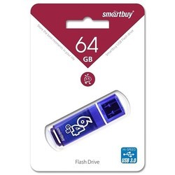 USB Flash (флешка) SmartBuy Glossy USB 3.0 32Gb (серый)