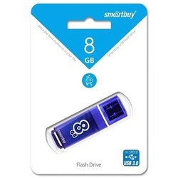 USB Flash (флешка) SmartBuy Glossy USB 3.0 32Gb (серый)