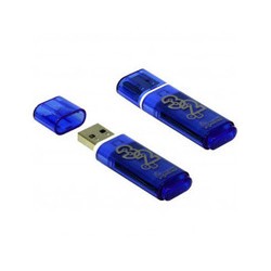 USB Flash (флешка) SmartBuy Glossy USB 3.0 32Gb (синий)