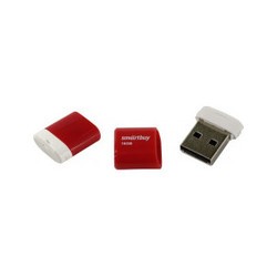 USB Flash (флешка) SmartBuy Lara 16Gb (красный)
