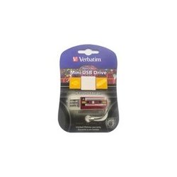 USB Flash (флешка) Verbatim Mini Cassette 32Gb (красный)