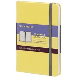 Блокнот Moleskine Contrast Ruled Notebook Pocket Yellow