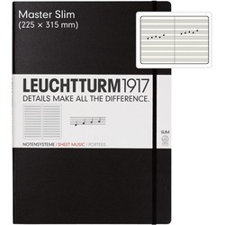 Блокноты Leuchtturm1917 Staves Master Slim Black