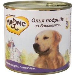 Корм для собак Mnyams Medium Breed Olla Podrida Cold Cuts/Carrot 0.6 kg