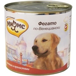 Корм для собак Mnyams Medium Breed Fegato Veal Liver/Spices 0.6 kg