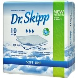 Подгузники Dr.Skipp Soft Line 60x60 / 10 pcs