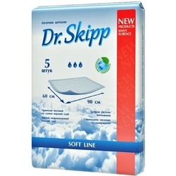 Подгузники Dr.Skipp Soft Line 90x60 / 5 pcs