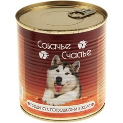 Корм для собак Sobache Schaste Adult Canned with Beef/Offal 0.75 kg