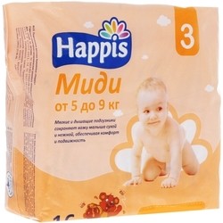 Подгузники Happis Diapers 3 / 16 pcs