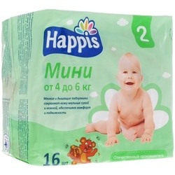 Подгузники Happis Diapers 2 / 16 pcs