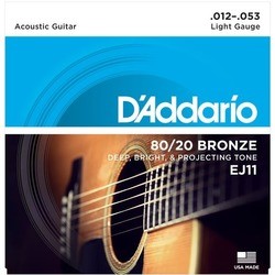 Струны DAddario 80/20 Bronze 12-53