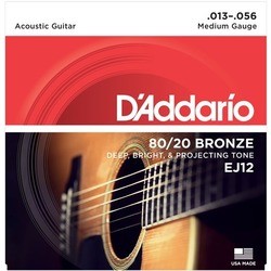 Струны DAddario 80/20 Bronze 13-56
