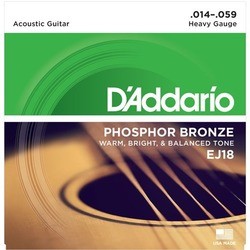 Струны DAddario Phosphor Bronze 14-59