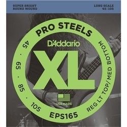 Струны DAddario XL ProSteels Bass 45-105