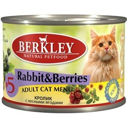 Корм для кошек Berkley Adult Canned Rabbit/Berries 0.2 kg