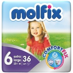 Подгузники Molfix Comfort Fix 6 / 36 pcs