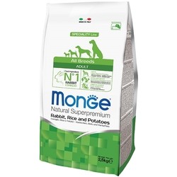 Корм для собак Monge Speciality Adult All Breed Rabbit/Rice/Potatoes 12 kg