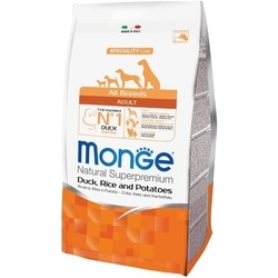 Корм для собак Monge Speciality Adult All Breed Duck/Rice/Potatoes 12 kg