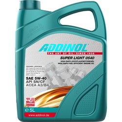 Моторное масло Addinol Super Light 0540 5W-40 5L