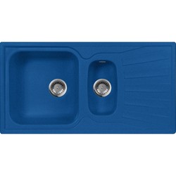 Кухонная мойка AquaGranitEx M-09K (синий)