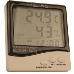 Термометр / барометр Megeon 20208