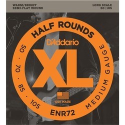 Струны DAddario XL Half Rounds Bass 50-105