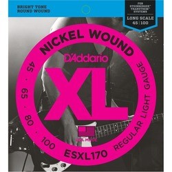 Струны DAddario XL Nickel Wound Bass DB 45-100