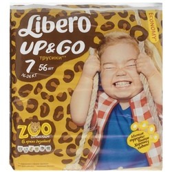 Подгузники Libero Up and Go Zoo Collection 7 / 56 pcs