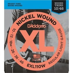 Струны DAddario XL Nickel Wound 3rd 10-46
