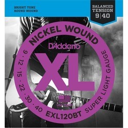 Струны DAddario XL Nickel Wound 9-40