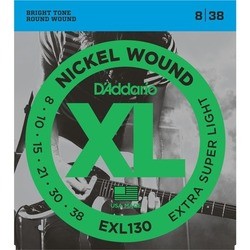 Струны DAddario XL Nickel Wound 8-38
