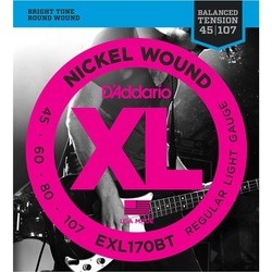 Струны DAddario XL Nickel Wound Bass 45-107