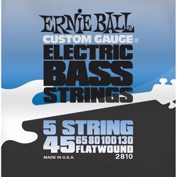 Струны Ernie Ball Flatwound 5-String Bass 45-130