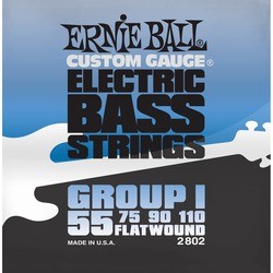 Струны Ernie Ball Flatwound Group I Bass 55-110