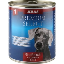 Корм для собак ARAS Premium Select Canned with Beef/Vegetable/Rice 0.82 kg