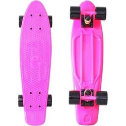 Скейтборд Y-Scoo Fishskateboard Print 22 (розовый)