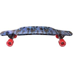 Скейтборд Y-Scoo Longboard Shark TIR 31 (красный)