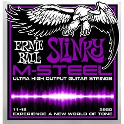Струны Ernie Ball Slinky M-Steel 11-48
