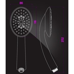 Душевая система Elghansa Hand Shower MB-016